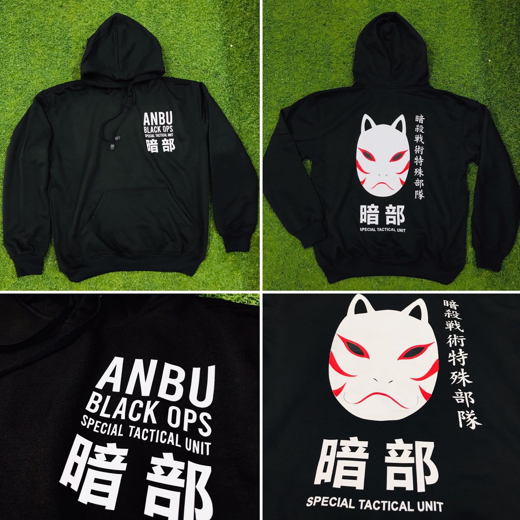 Hoodie Anbu Black Ops Anime Manga Naruto