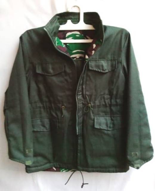 Jaket loreng BB ( bulak balik ) / jaket parka army / jaket loreng malvinas STANDAR TNI AD