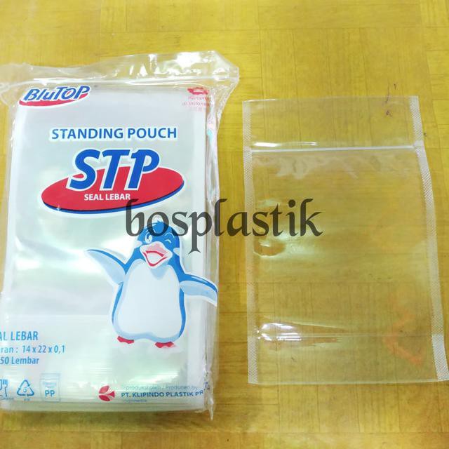 

Plastik Standing Pouch 14x22 Seal Lebar STP (Isi 50 pcs)