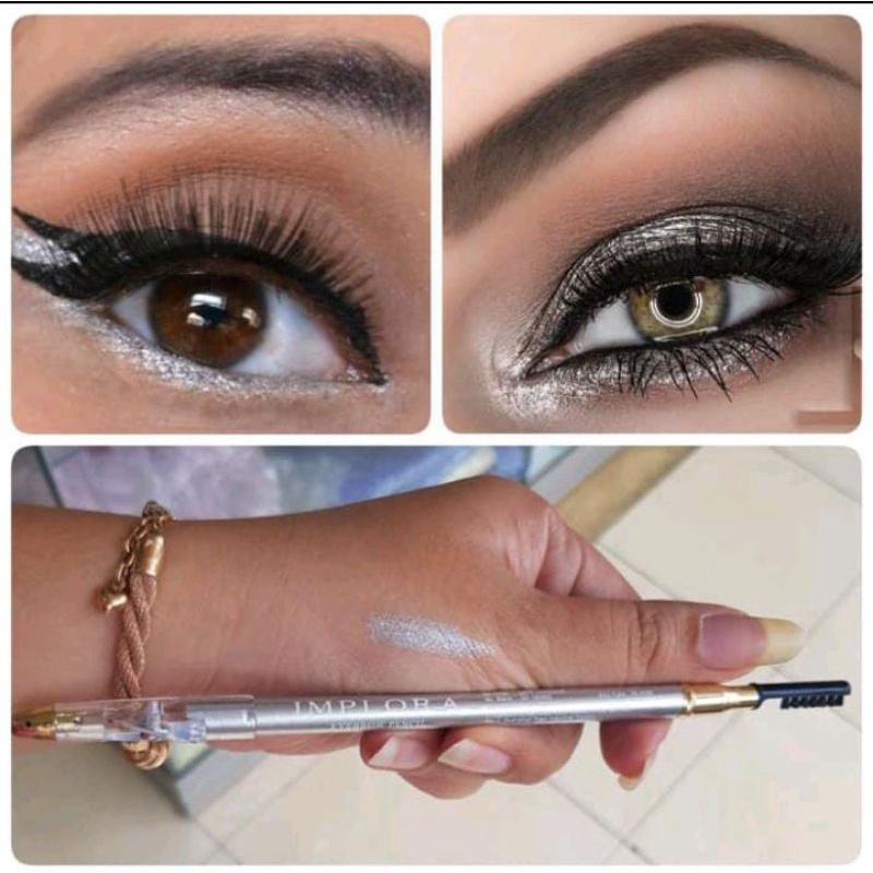 

celak pensil alis silver