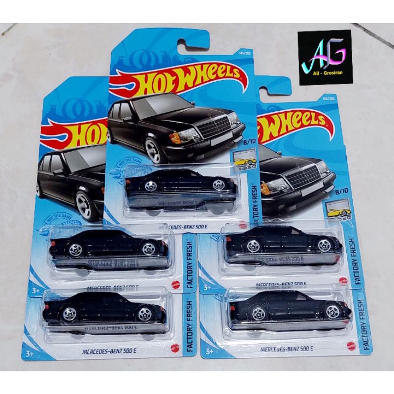 Hot Wheels Hotwheels MERCEDES-BENZ 500E Hitam Original - Murah