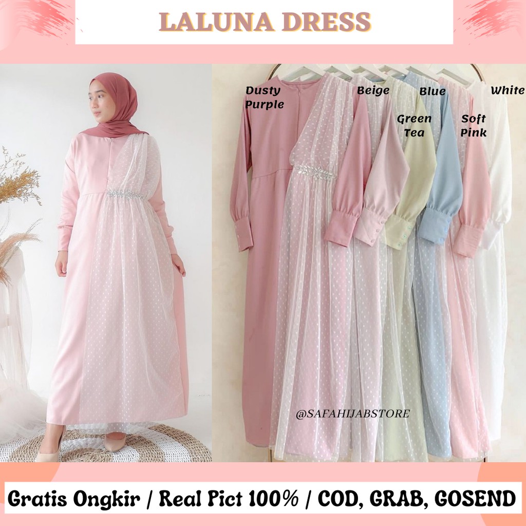 LALUNA / ISTANBUL DRESS / DRESS RAYA / DRESS LEBARAN / DRESS SERAGAMAN