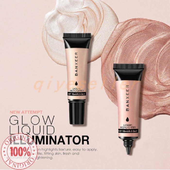 (READY &amp; ORI) Banxeer Glow Liquid Highlighter Stereo Light Brightening Lotion 15ml - BX05 BX 05