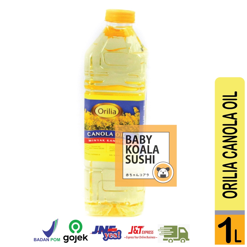 ORILIA Canola Oil Minyak Goreng Bunga Kanola 1L | Import