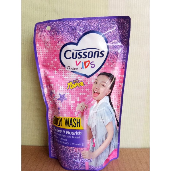 CUSSONS KIDS BODY WASH ACTIVE&amp;NOURISH, SOFT&amp;SMOOTH, FRESH&amp;CLEAN 250ML