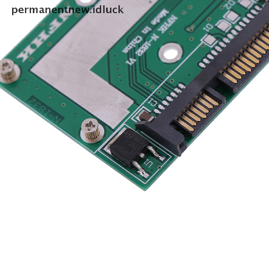 Papan Modul adapter converter card mSATA ssd to 2.5 '' SATA 6.0gps