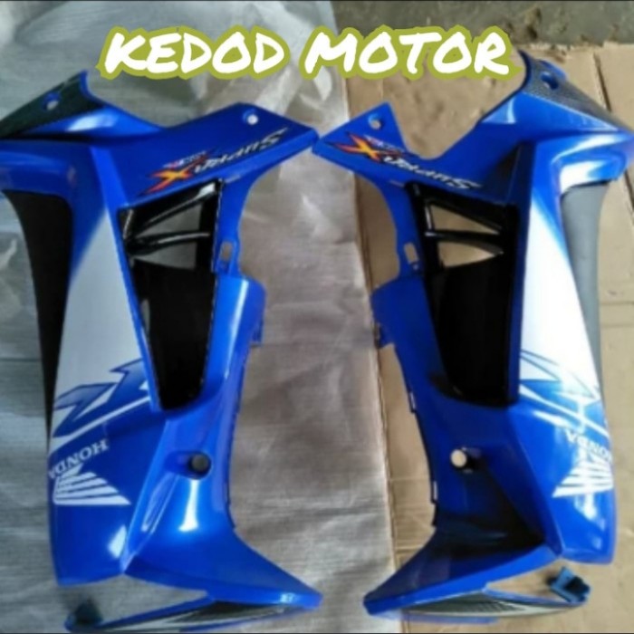 Cover Body Sayap Depan + Loper Supra X 125 New Betmen 2008-2012 Biru