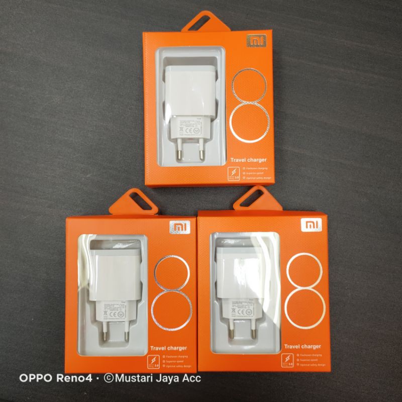 CHARGER XIAOMI MI8 MICRO USB ORIGINAL QUALCOMM QC 3.0 TC MI8 ORIGINAL