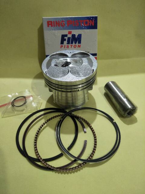 Seher/piston kit merk fim buat vixion/mx/n max/aerox/mx king uk 57/57,5/58/58,5/59/59,5/60 pin 14-1