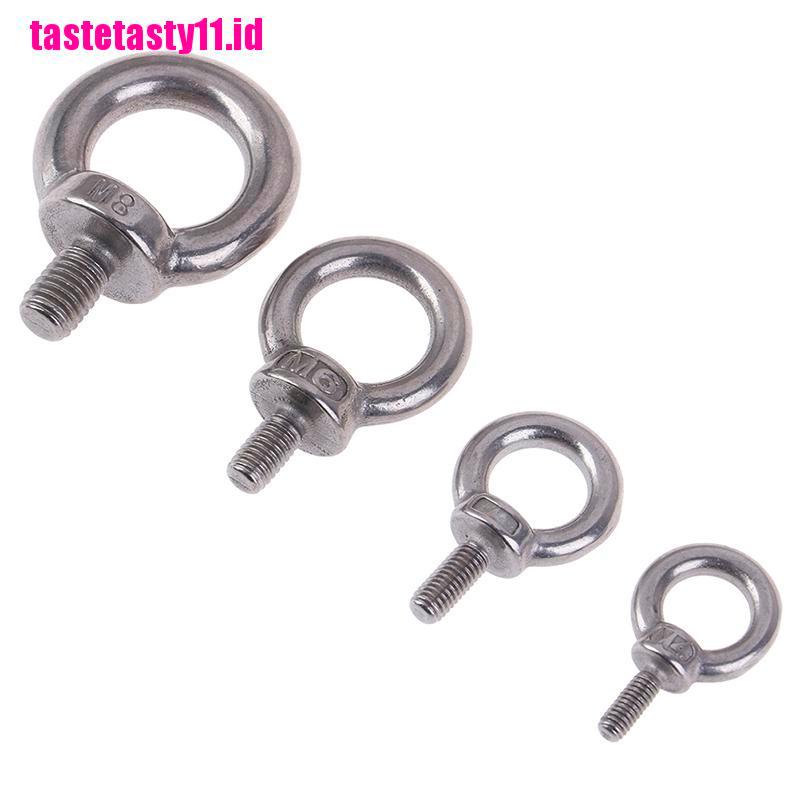 1 Pc Sekrup Cincin Loop Lubang Pengangkat Bahan 304 Stainless Steel Untuk Marine