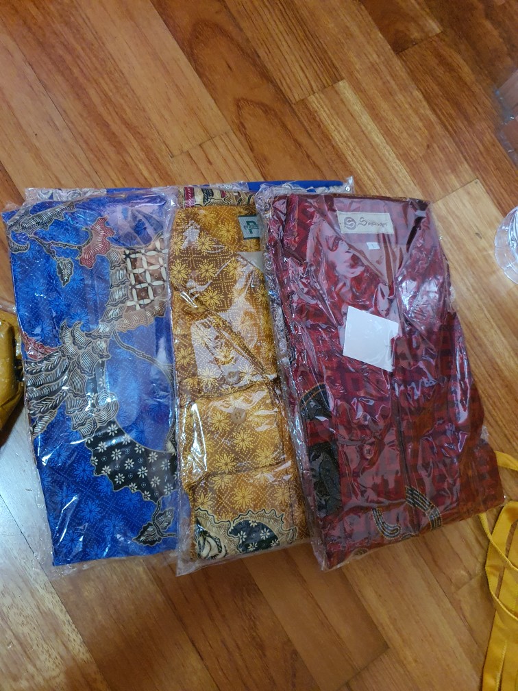 Kemeja Batik - Semi Sutera - Kemeja Textile Furing Hq - No Sanwos