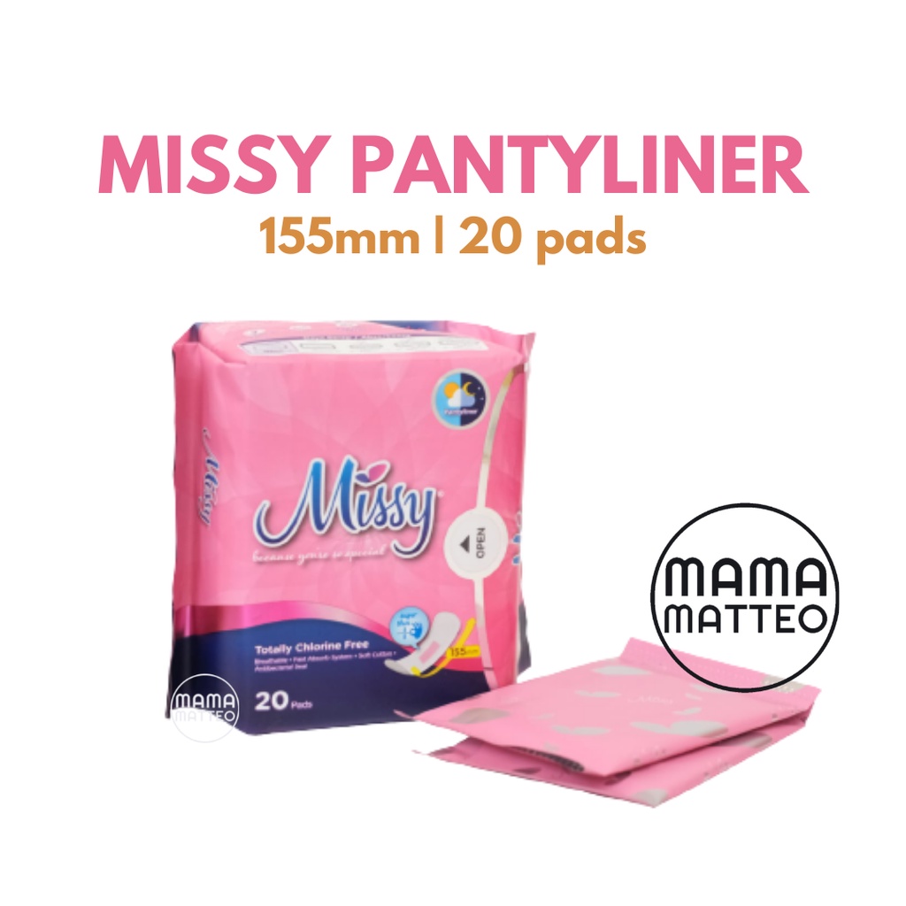 MISSY PANTYLINER / MISSY Pembalut Wanita Pads Softex