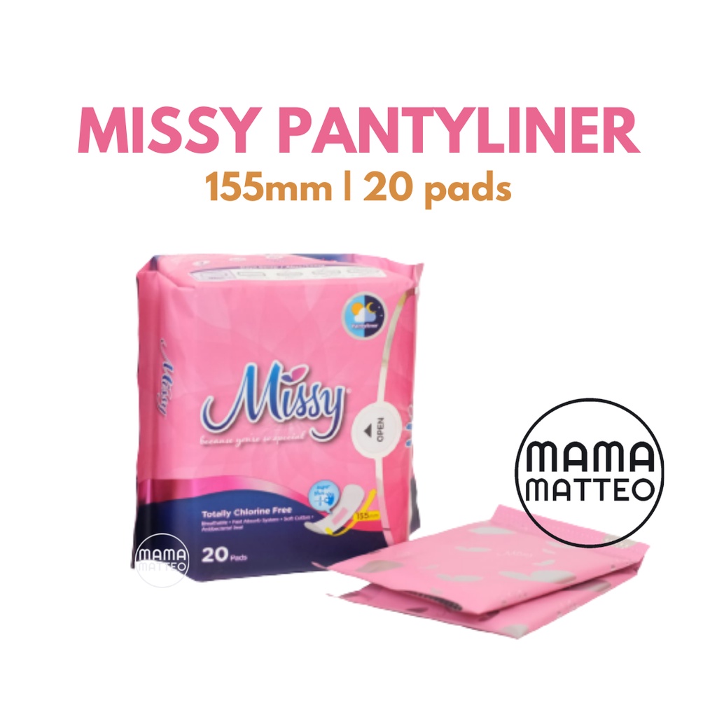 MISSY PANTYLINER / MISSY Pembalut Wanita Pads Softex