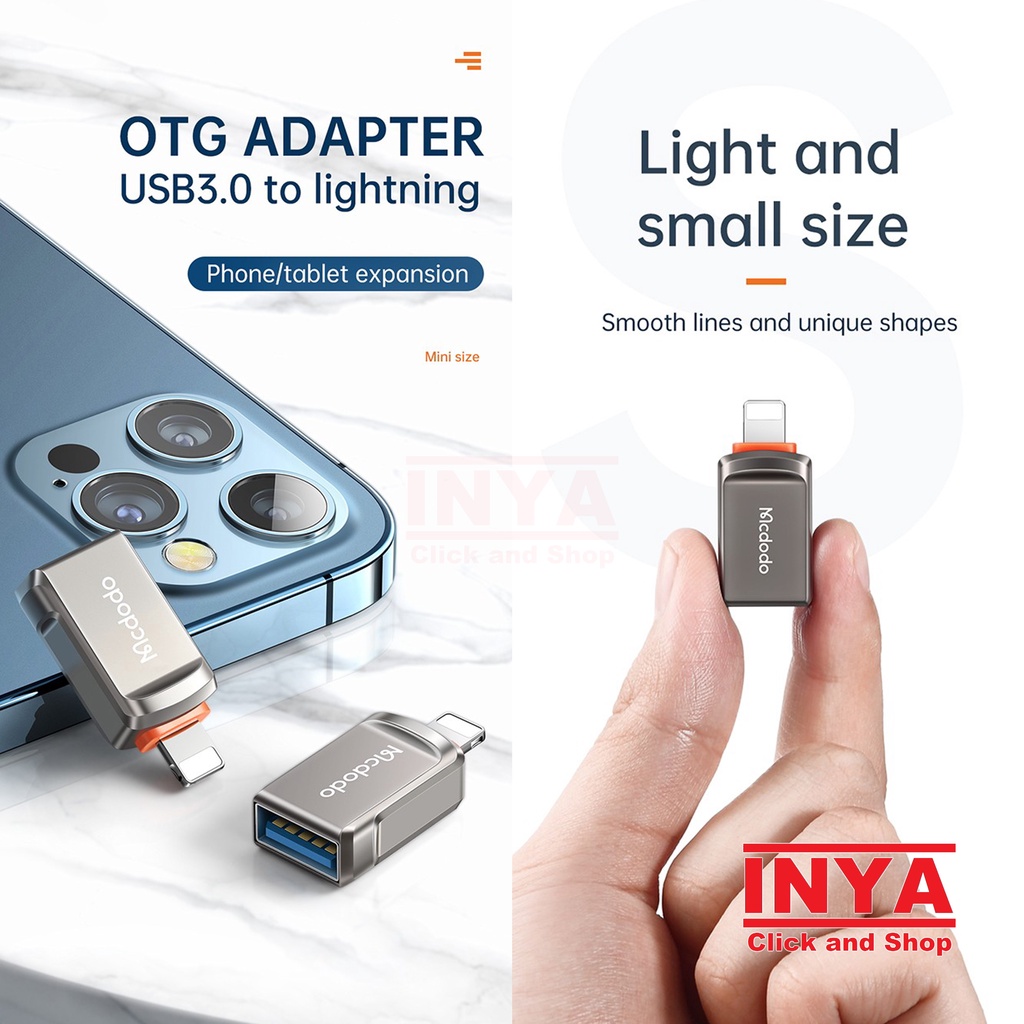 MCDODO OT-8600 OTG ADAPTER USB A to Lightning - Connector - Konverter iPhone