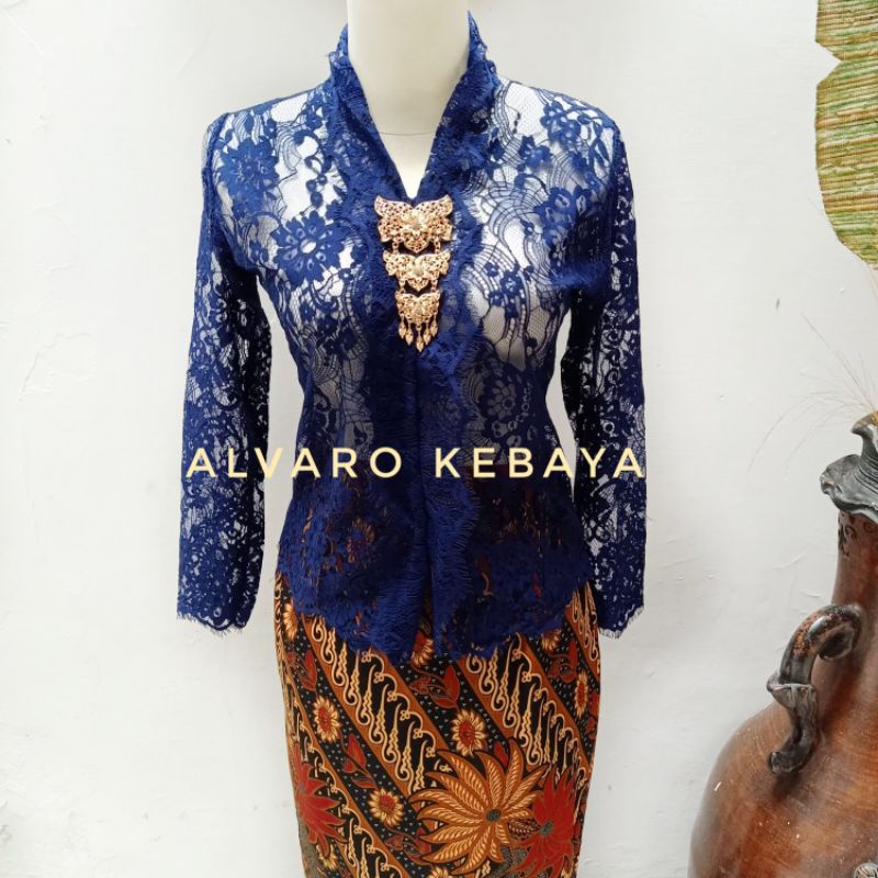 atasan kebaya kartini premium brokat halus modern real pict