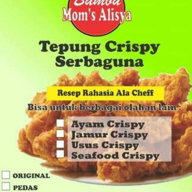 

Tepung Crispy Serbaguna