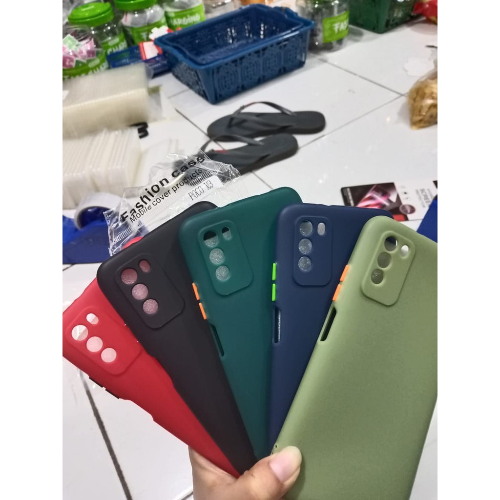 XIAOMI POCO X3 X3 PRO POCO M3 Soft Case Candy Proctector Camera Silicon Warna Premium