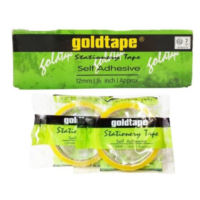 

Isolasi Selotip Goldtape Gold Tape 12mm