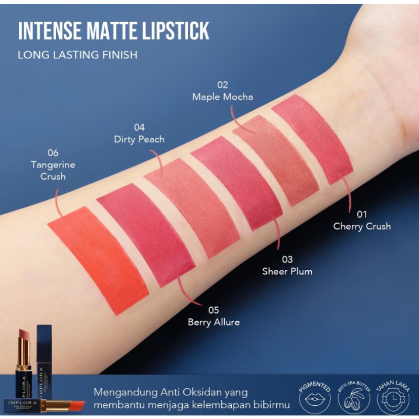 Implora Lipstick Intense Matte (Lipstik Implora)