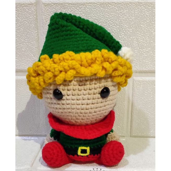 AMIGURUMI BONEKA RAJUT ELF (PERI NATAL)