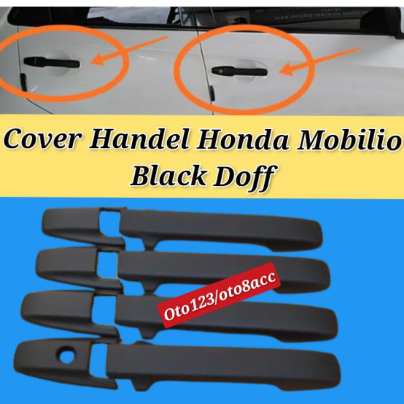 cover handel Honda mobilio Black Doff