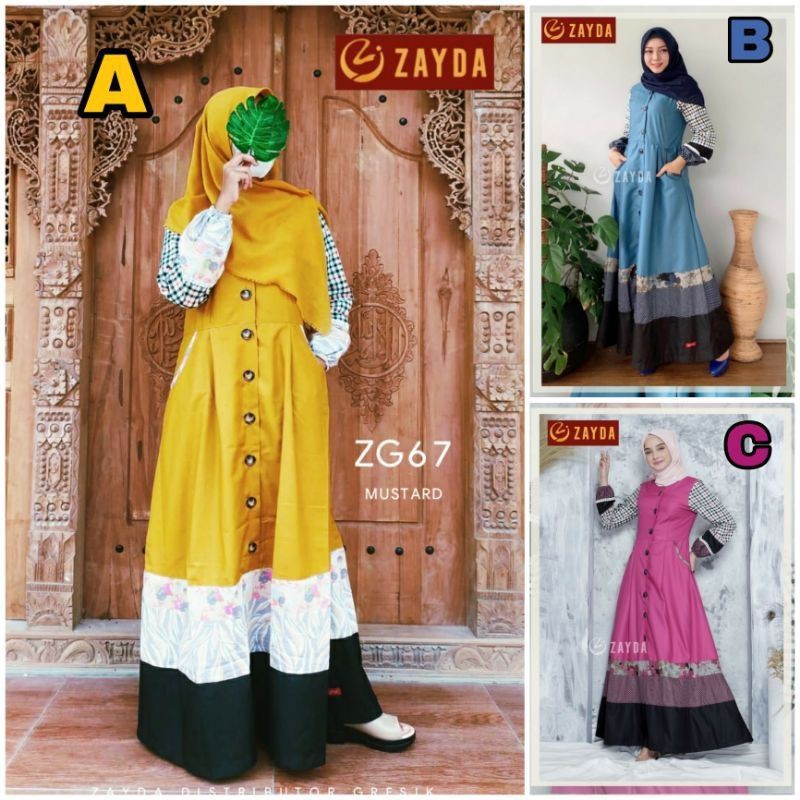 New arrival gamis ZAYDA ZG67 by ZAYDA MOSLEM