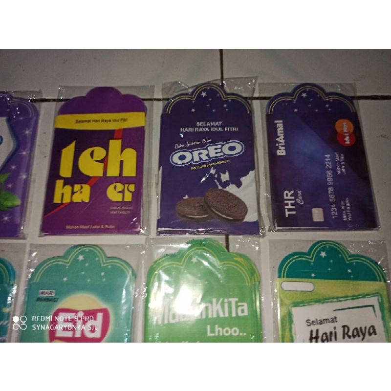 

Amplop Lebaran 1 lembar 7x12 Snack Ringan Motif Karakter Brand Art Paper Glossy Random Angpao Angpau Indomie Oreo Ultramilk Teh ha er THR Kong Guan Good Time Kinder Joy Nutrisari Pillow ATM Lucu Hadiah Kado Anak Hari Raya Lebaran