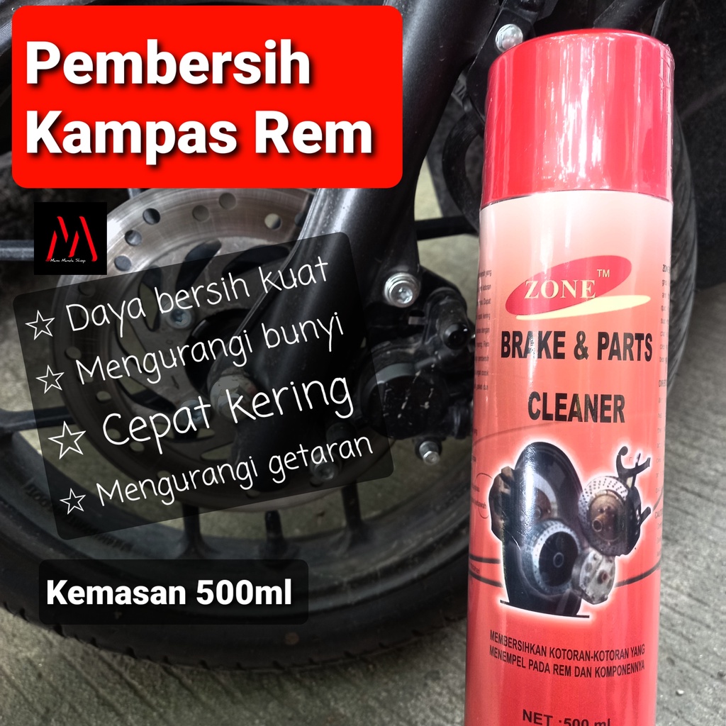 Pembersih Rem Cakram &amp; Tromol / Pembersih Kampas Rem Motor dan Mobil / Brake Cleaner