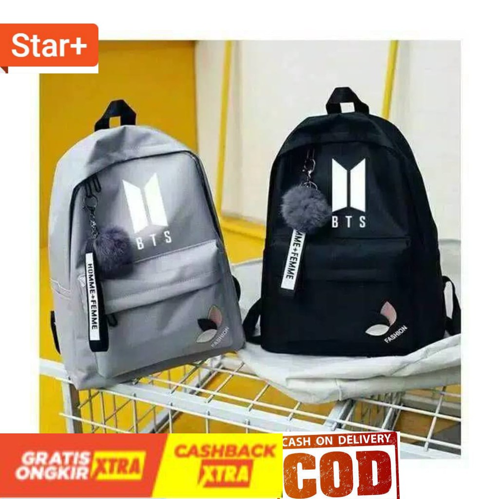 TERBARU TERMURAH KEKINIAN KEREN PALING BARU ORI / TAS BTS DAUN Pop Ransel BTS Dua Kali EXO Monsta