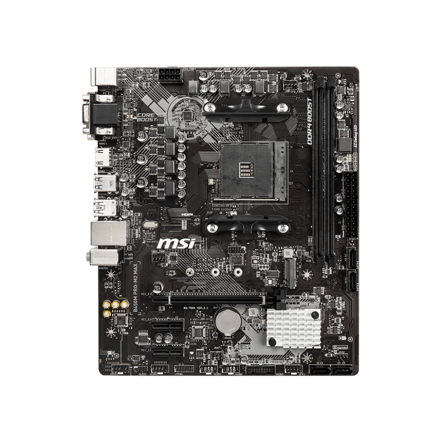 Motherboard AMD MSI B450M PRO M2 MAX (AM4, B450, DDR4)