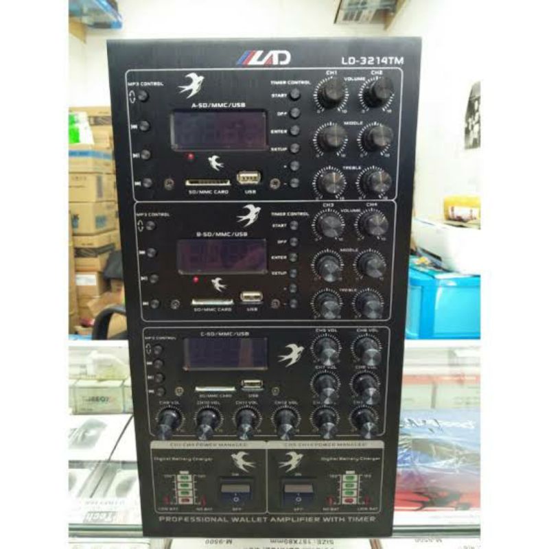 Ampli Walet LAD 3214 3Player Garansi 1 Tahun