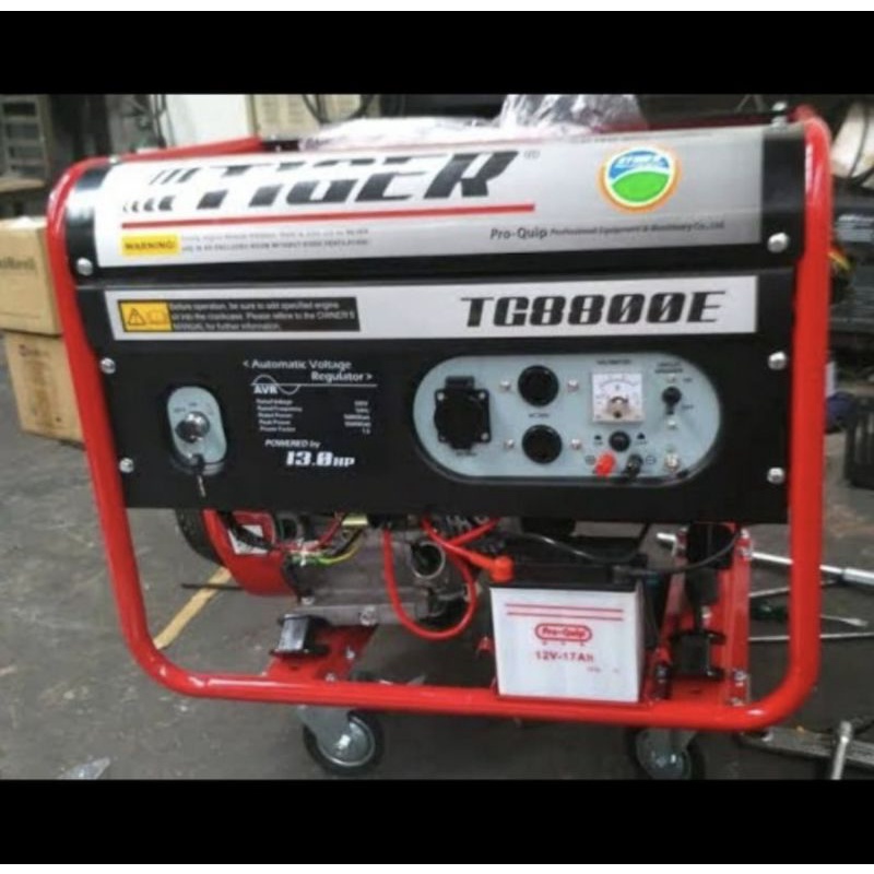 Genset TIGER TG 8800E Genset TIGER 8800 Genset 5000 watt