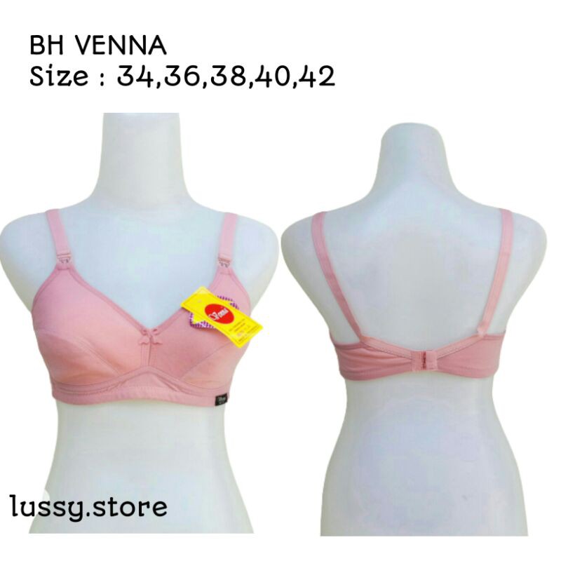 SPORT BRA  BH VENNA / SPORT BRA VENNA / BRA TANPA BUSA / BUSA TIPIS TANPA KAWAT KANCING DUA VENNA