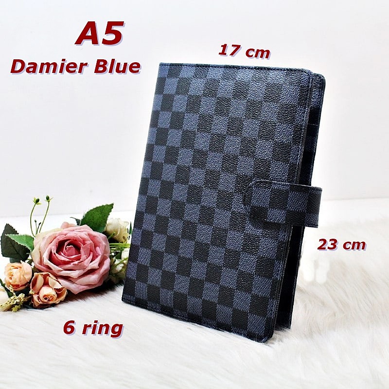 Binder 6 Ring  3 Varian Warna Full Luar Dan Dalam Ukuran A5 Dan B5