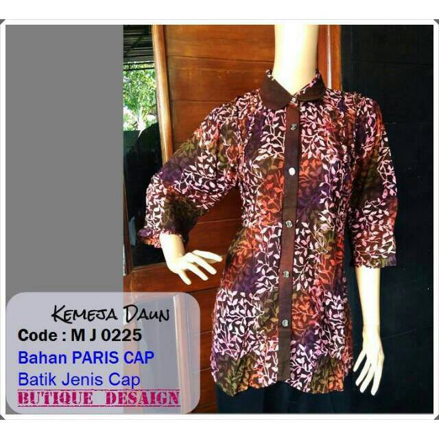 Kemeja Batik Adem| Batik Modern| Batik cap