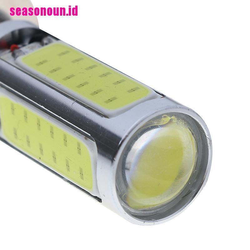 【seasonoun】1X white cOB LED motor bike/ATV headlight bulb fog light H6M PX15d P