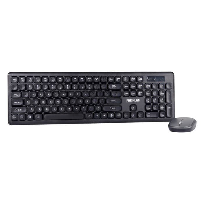 Rexus KM8 Keyboard Mouse Wireless Combo Paket Office Original