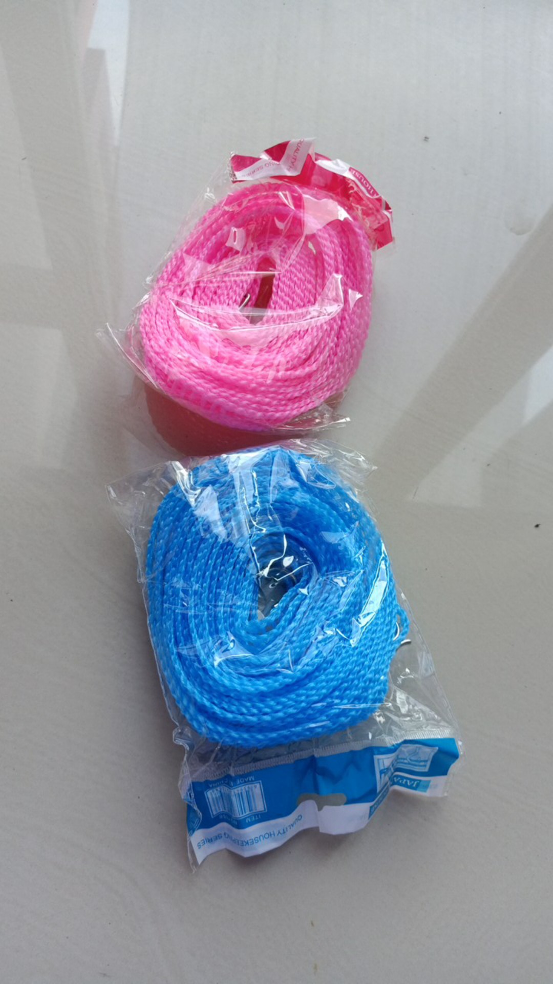 Tali Jemuran 5 Meter Praktis Kuat Murah Clothes Line Laundry Tali Gantungan Lubang Baju Tambang