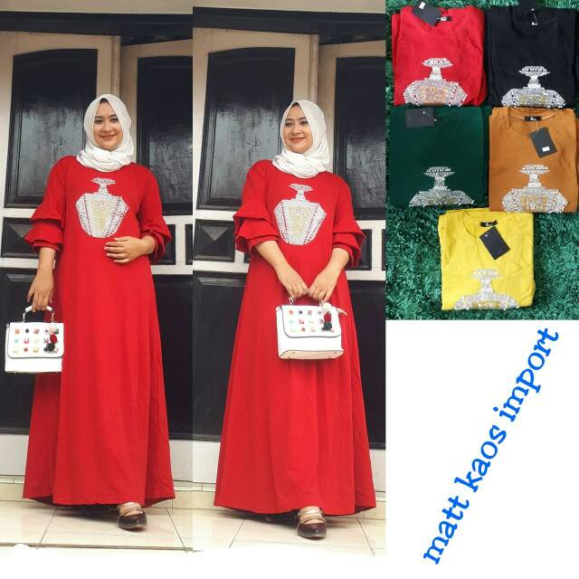 Gamis kaos import
