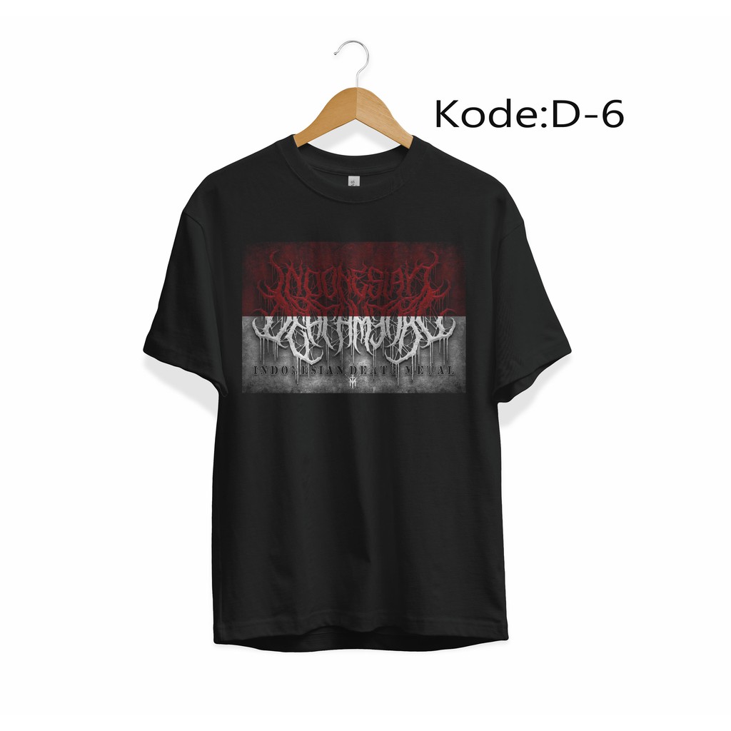KAOS INDONESIA DEATH METAL TSHIRT MUSIK ROCK IDDM 06