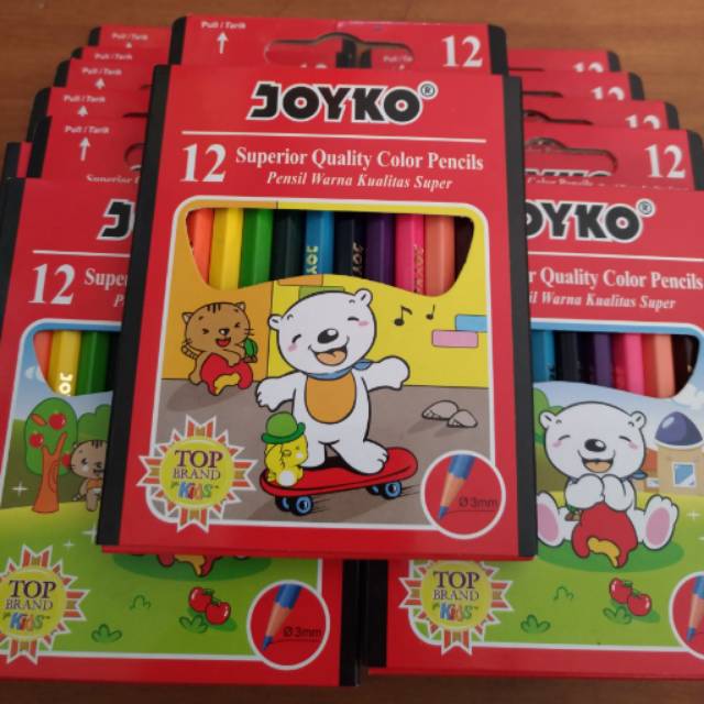 

JOYKO PENSIL WARNA 12 KECIL