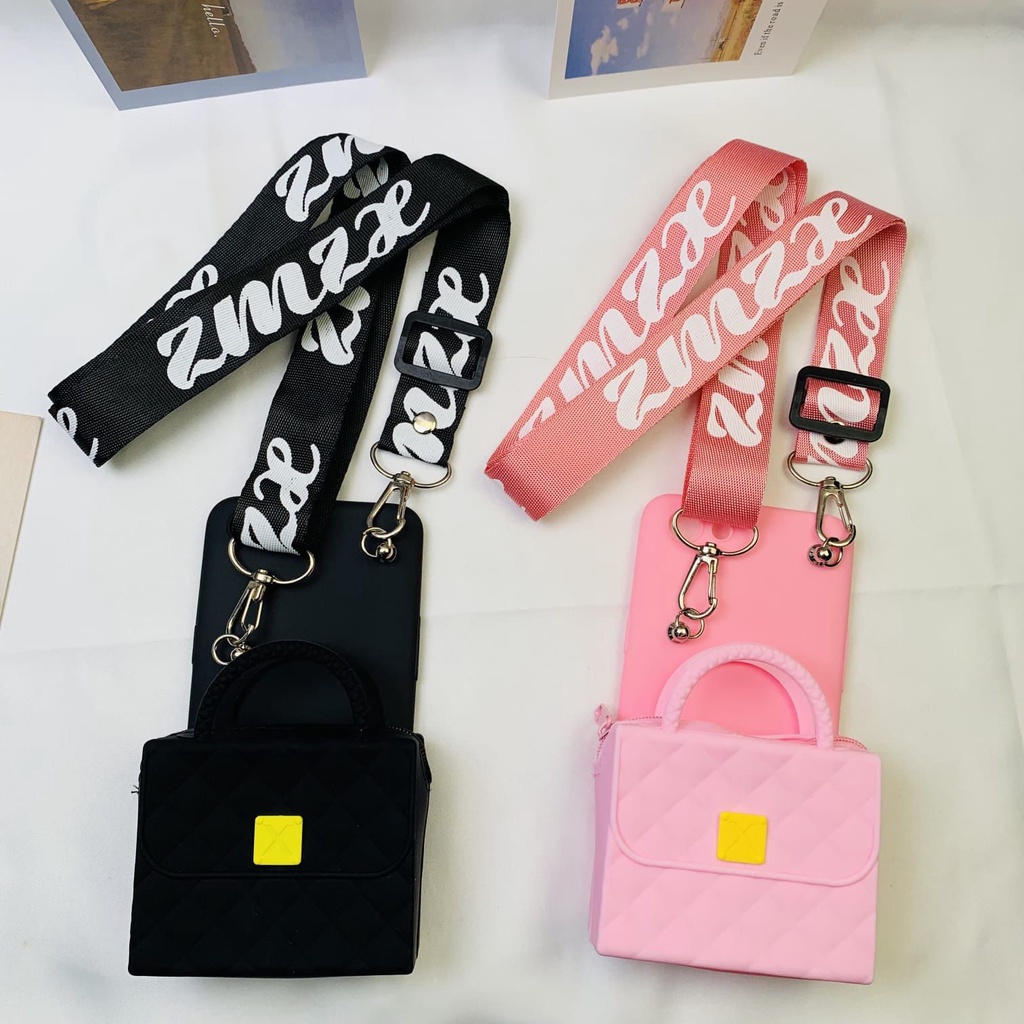 INFINIX NOTE 7 LITE CASE NEW 2021 TAS SELEMPANG DOMPET + TALI (JAYA ACC)