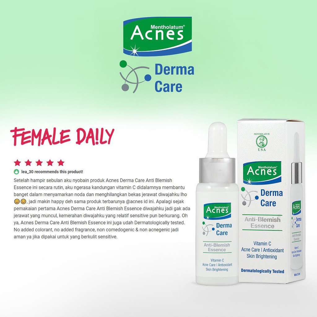 ACNES Derma Care Anti Blemish Essence 20ml Gentle Cleanser 120ml