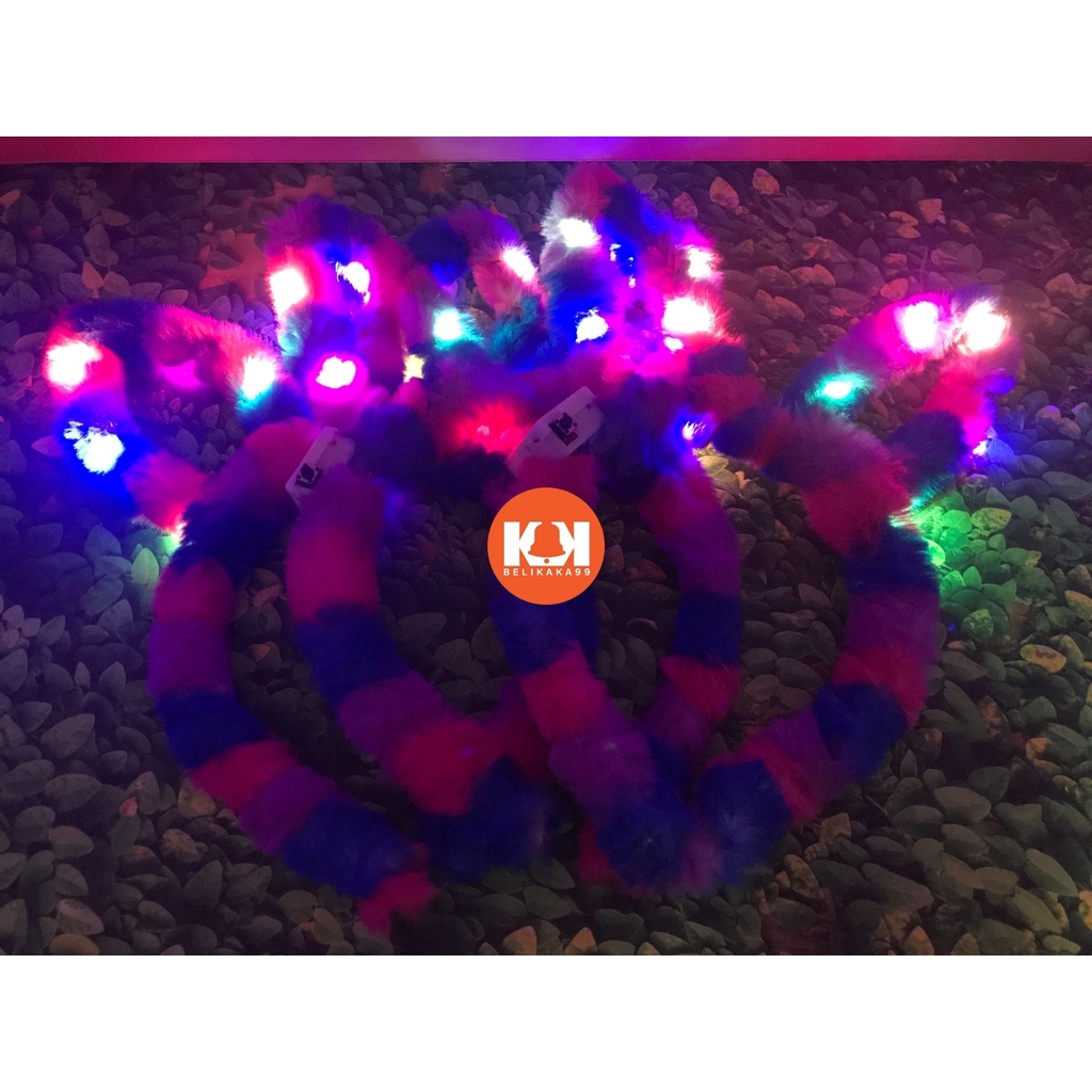 BANDO KELINCI BULU LED IMPORT PILIH WARNA / BANDO BUNNY BULU LED / BANDO BULU LED NYALA / BANDO KELINCI LED / BONDU KELINCI LED / BONDU KUPING KELINCI / BONDU TELINGA KELINCI / BONDU BUNNY / BANDO KUPING KELINCI / BANDO TELINGA KELINCI  / BONDU BULU