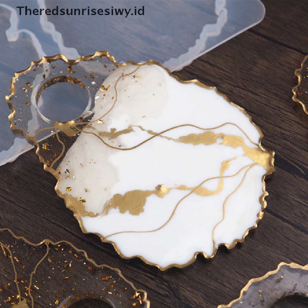 # Alat Rumah Tangga # Cetakan Resin Bahan Silikon Bentuk Asimetris Untuk Make Up