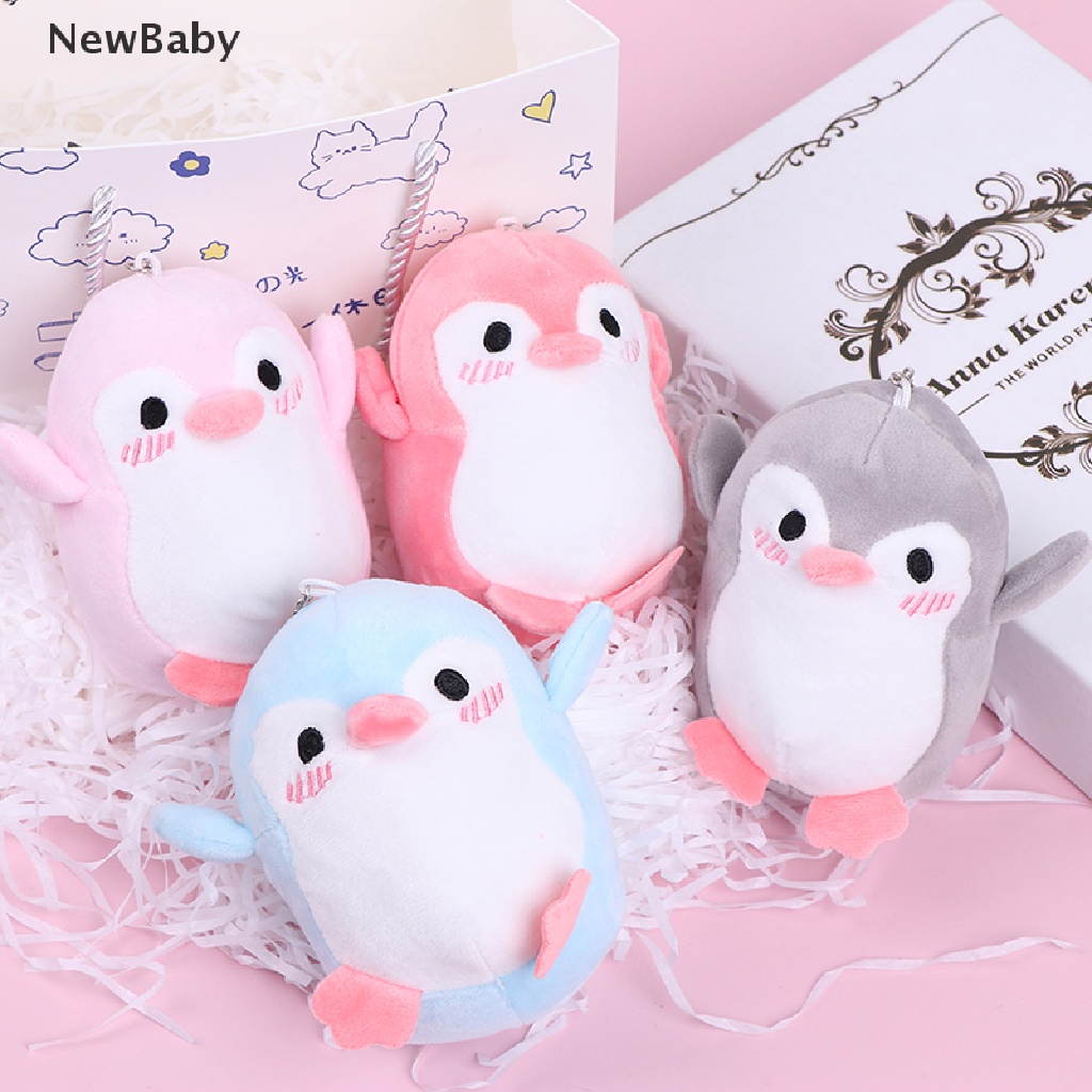 Gantungan Kunci Boneka Penguin 12CM Bahan Plush Untuk Hadiah Anak