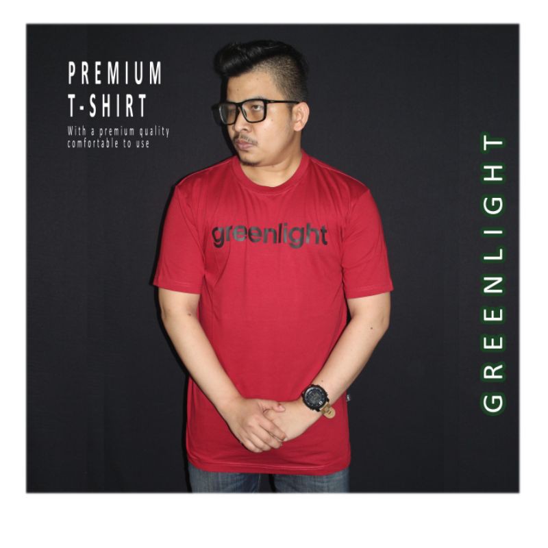Kaos Greenlight/Kaos Greenlight Pria/Kaos Greenlight Terbaru/Kaos Greenlight Cod