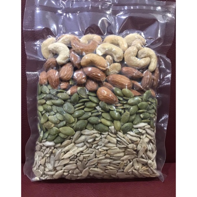 Roasted Mix Nut &amp; Seed 250gram (Panggang ) isi 4macam