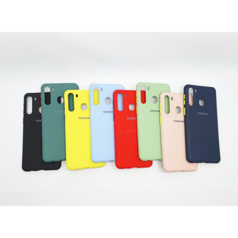 Realme C15 / Realme C12 Macaron Tone Case / Silicone Macaron Colour Side button