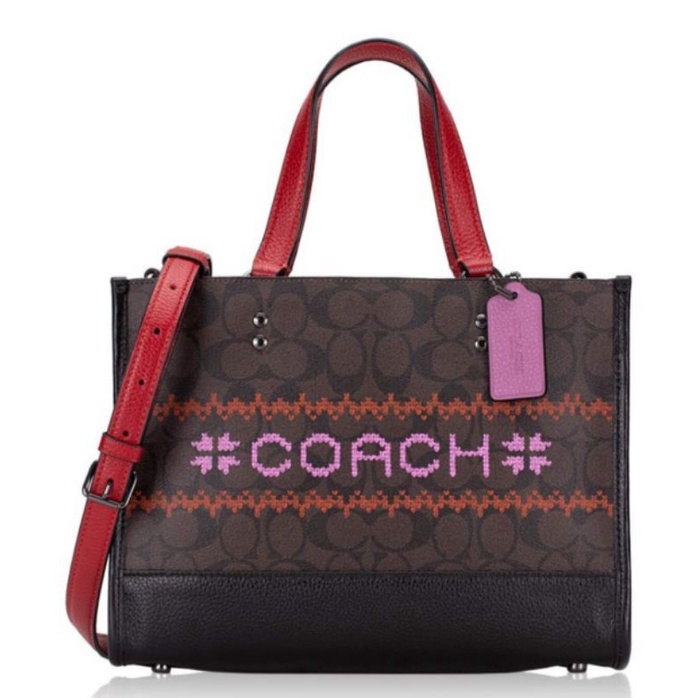 Dempsey Carryall In Signature Canvas With Fair Isle Graphic(Coach C1527)